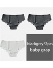 M-XL majtki damskie 3 sztuk/zestaw bawełna Solid Color Girl figi Sexy bielizna damska bielizna damska kalesony kobiety Intimate 