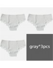 M-XL majtki damskie 3 sztuk/zestaw bawełna Solid Color Girl figi Sexy bielizna damska bielizna damska kalesony kobiety Intimate 