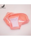 Prettywowgo 6 sztuk/partia nowy nabytek 2020 bielizna w paski kobiety wygodne 6 kolorowa bawełniana majtki typu figi M L XL 8630