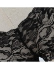 ANNJOLI Lady Sexy szorty gorące spodnie dla kobiet kwiecista koronka kryty seksowne majtki w pasie przepuszczalność bezszwowej b