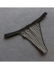 Voplidia letnie figi bielizna damska Plus rozmiar Sexy bielizna majtki stringi i G ciąg Tanga T-tył bez szwów ciąg PM019