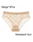 Sexy kobiety majtki koronkowe majtki dla kobiet moda łuk kwiatowy majtki bielizna dla dziewcząt duży rozmiar XL w niskiej zabudo