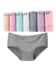 7 sztuk bielizna kobiety Plus rozmiar majtek dziewczyna majtki Sexy Lingeries Calcinha bawełniane spodenki kalesony stałe majtki