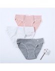 Bawełniane majtki serce dla kobiet 1Pc jednokolorowe kalesony oddychające majtki modna bielizna Sexy kobiece majtki New Arrival 