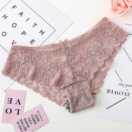 BEFORW Sexy majtki koronkowe kobiety moda przytulna bielizna kuszące ładne figi bawełna wysokiej jakości niskiej talii słodkie k