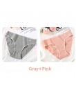 Bawełniane majtki serce dla kobiet 1Pc jednokolorowe kalesony oddychające majtki modna bielizna Sexy kobiece majtki New Arrival 