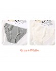 Bawełniane majtki serce dla kobiet 1Pc jednokolorowe kalesony oddychające majtki modna bielizna Sexy kobiece majtki New Arrival 
