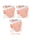 Bawełniane majtki serce dla kobiet 1Pc jednokolorowe kalesony oddychające majtki modna bielizna Sexy kobiece majtki New Arrival 