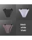 3 sztuk/zestaw kobiet bawełniane majtki kalesony Sexy bielizna damska niskiej talii majtki kobieta bielizna jednolity kolor majt
