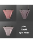 3 sztuk/zestaw kobiet bawełniane majtki kalesony Sexy bielizna damska niskiej talii majtki kobieta bielizna jednolity kolor majt