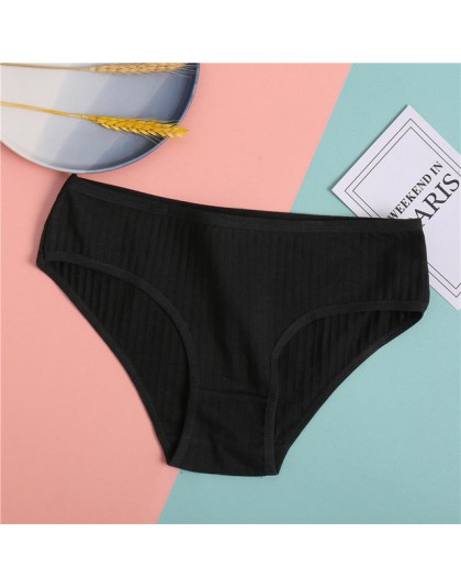 Bawełniane majtki bielizna damska Casual Solid Color majtki dla kobiet bielizna intymna seksowne majtki damskie kalesony M-XL