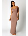 2019 eleganckie kobiety Sexy sukienka O-Neck bez rękawów Slim Maxi sukienka wysoka rozciągliwość Tank szata wiosna lato cienka, 