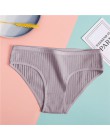 Bawełniane majtki bielizna damska Casual Solid Color majtki dla kobiet bielizna intymna seksowne majtki damskie kalesony M-XL