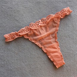 Voplidia bielizna damska Plus rozmiar Sexy bielizna stringi i G ciąg majtki koronkowe T-tył bez szwów ciąg stringi PM041
