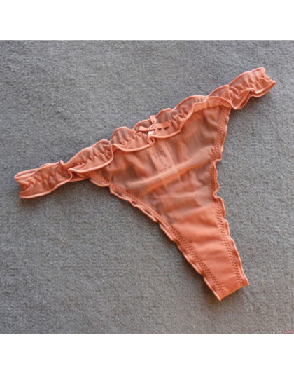 Voplidia bielizna damska Plus rozmiar Sexy bielizna stringi i G ciąg majtki koronkowe T-tył bez szwów ciąg stringi PM041