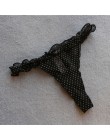 Voplidia bielizna damska Plus rozmiar Sexy bielizna stringi i G ciąg majtki koronkowe T-tył bez szwów ciąg stringi PM041