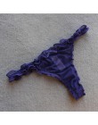 Voplidia bielizna damska Plus rozmiar Sexy bielizna stringi i G ciąg majtki koronkowe T-tył bez szwów ciąg stringi PM041