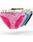 Darmowa wysyłka 5 sztuk/partia majtki damskie majtki dziewczyny moda bawełniana damska bawełniana bielizna damska figi 89038