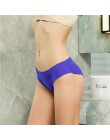 Bielizna damska figi ultra-cienkie bezszwowe figi dla kobiet Comfort niski wzrost Ruffles seksowna bielizna lato moda kalesony