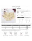 DULASI szczelna majtki menstruacyjne spodnie fizjologiczne bielizna damska komfort bawełna koronkowa Solid Color Mid Rise figi 9