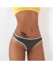 Seksowne majtki damskie bawełniane majtki G stringi Femme String Calcinha bielizna Tanga G string bielizna Intimates kobiety str