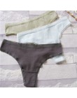 3 sztuk/partia damskie bawełniane stringi stringi majteczki stringi bielizna damska figi Sexy bielizna spodnie intymne panie lis