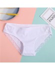 Bawełniane majtki bielizna damska Casual Solid Color majtki dla kobiet bielizna intymna seksowne majtki damskie kalesony M-XL