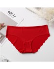 Bielizna damska figi ultra-cienkie bezszwowe figi dla kobiet Comfort niski wzrost Ruffles seksowna bielizna lato moda kalesony