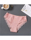 Bawełniane majtki bielizna damska Casual Solid Color majtki dla kobiet bielizna intymna seksowne majtki damskie kalesony M-XL