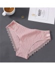 Bawełniane majtki bielizna damska Casual Solid Color majtki dla kobiet bielizna intymna seksowne majtki damskie kalesony M-XL