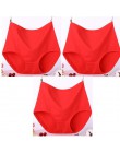 3 sztuk/partia Big Size XL-6XL Sexy wysokiej talii kobiet bawełniane stałe majtki oddychające majtki bielizna majtki
