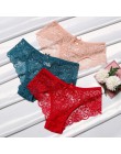 Moda seksowne majtki wygodne majtki wykwintne krocza szorty solidna bielizna Sexy Hollow Out bielizna damska