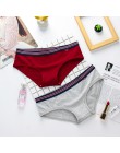 3 sztuk bawełniane majtki bielizna-majtki dla kobiet niskiej talii wysokiej jakości moda komfort na co dzień sexy majtki