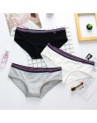 3 sztuk bawełniane majtki bielizna-majtki dla kobiet niskiej talii wysokiej jakości moda komfort na co dzień sexy majtki