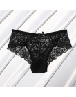 Moda seksowne majtki wygodne majtki wykwintne krocza szorty solidna bielizna Sexy Hollow Out bielizna damska