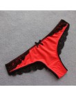 Voplidia 2019 bielizna damska majtki Sexy przepuszczalność kobiet bez szwu koronki bielizna gaza łuk majtki PM037