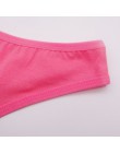 Moonflme 5 sztuk/partii Sexy stringi bawełniane damskie bielizna G stringi stringi 87181