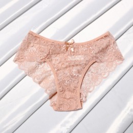 Moda seksowne majtki wygodne majtki wykwintne krocza szorty solidna bielizna Sexy Hollow Out bielizna damska