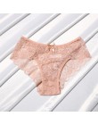 Moda seksowne majtki wygodne majtki wykwintne krocza szorty solidna bielizna Sexy Hollow Out bielizna damska