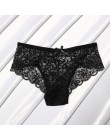 Moda seksowne majtki wygodne majtki wykwintne krocza szorty solidna bielizna Sexy Hollow Out bielizna damska