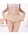 Majtki damskie stretching szorty Plus rozmiar XXXL wysokiej talii bielizna kobiety Sexy ultra-cienkie majtki bezszwowe spodnie m