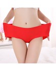 Majtki damskie stretching szorty Plus rozmiar XXXL wysokiej talii bielizna kobiety Sexy ultra-cienkie majtki bezszwowe spodnie m