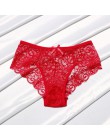 Moda seksowne majtki wygodne majtki wykwintne krocza szorty solidna bielizna Sexy Hollow Out bielizna damska