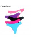 Moonflme 5 sztuk/partii Sexy stringi bawełniane damskie bielizna G stringi stringi 87181