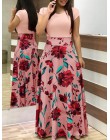 Wiosna kobiety Maxi sukienka w stylu Vintage, w kwiaty drukuj Splice Casual sukienka z długim rękawem 5XL Plus rozmiar elegancki