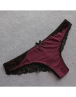 Voplidia 2019 bielizna damska majtki Sexy przepuszczalność kobiet bez szwu koronki bielizna gaza łuk majtki PM037