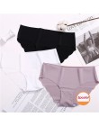 Moda bezszwowe majtki damskie bielizna kobiece miękkie Intimates damskie kalesony Low-Rise figi 8 kolorów bielizna majtki