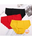 Moda bezszwowe majtki damskie bielizna kobiece miękkie Intimates damskie kalesony Low-Rise figi 8 kolorów bielizna majtki