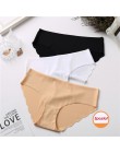 Moda bezszwowe majtki damskie bielizna kobiece miękkie Intimates damskie kalesony Low-Rise figi 8 kolorów bielizna majtki