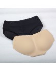 S-XL pani niskiej talii Sexy wyściółka majtki Bum wyściełane Butt lifter Enhancer Hip stanik push up i majtki bielizna bezszwowe
